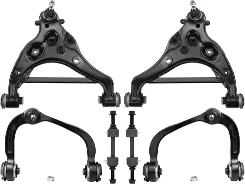 Vista 94 de Detroit Axle - Kit de brazos de control delantero para Chevy Silverado 1500 GMC Sierra 1500 GMC Sierra 1500 Avalanche Yukon Tahoe Escalade ESV EXT