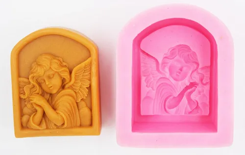 Vista 2 de Angel Mould S396 Art Silicone Soap Craft DIY Moldes de vela hechos a mano