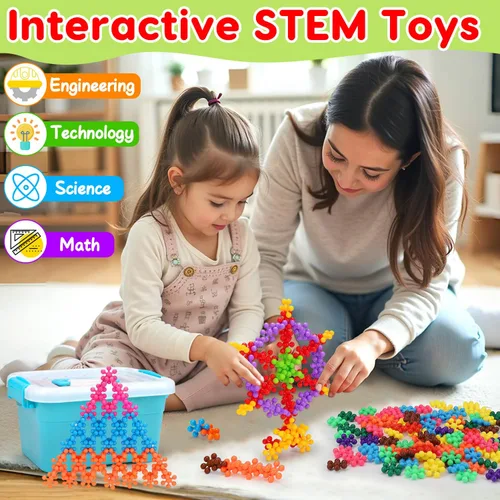Vista 5 de Juguetes STEM de construcción para niños de 3, 4, 5, 6+ años, regalos