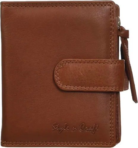 Vista 10 de Style N Craft Full-Grain Leather Clutch Wallet for Women, RFID-Protected with Multiple Card Holders