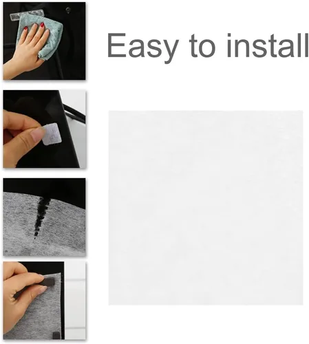 Vista 6 de 24 filtros de grasa para campana extractora, papel de filtro para campana extractora, accesorios de cocina para filtrado de grasa y olores de cocina