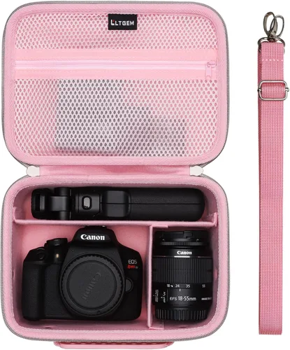 Vista 19 de Funda para Canon EOS T7 R50 R100/Sony Alpha a6400 a6700 Cámara Púrpura