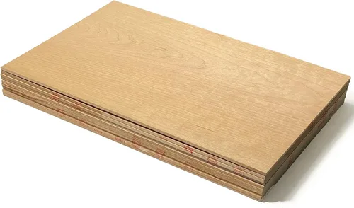 Vista 20 de 10 hojas de cedro de 12 x 19 0.197 in 1/4 de pulgada, núcleo de MDF, grado A1 premium, de una cara, listo para Glowforge, acabado Especie Cedro