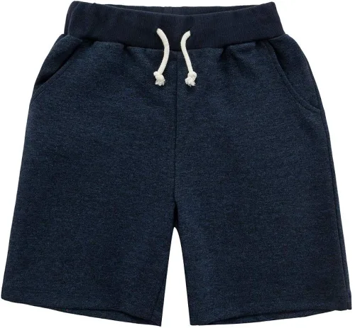 Vista 2 de UNCOO - Paquete de 2 pantalones cortos deportivos de tela deportiva saludable para niños (edad 3-12 años)