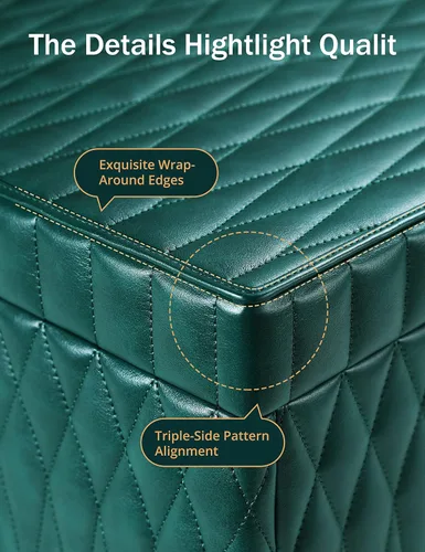 Vista 5 de Jentlewoman Joyero organizador de joyas de 3 niveles y caja de almacenamiento caja de almacenamiento con cerradura para anillos collares aretes