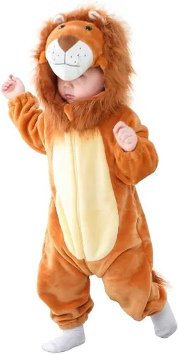 Vista 15 de ABTSHU Disfraces de animales para bebé, disfraz de Halloween para niños pequeños Dinosaurio verde