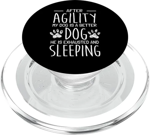 Vista 7 de Dog Agility Handler - Agility Dog Sports - Dog Agility PopSockets Adhesive PopGrip