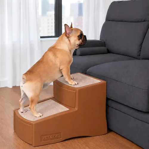 Vista 4 de Pet Gear Easy Step II Pet Stairs, Frost, 2 Step
