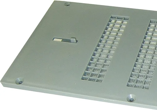 Vista 4 de RazAir™ Ventilación de base con amortiguador y pantalla – 16 x 6.5 pulgadas ABS resistente a la intemperie y pintable – Fácil de instalar que reduce