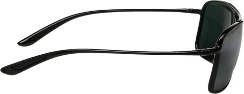 Vista 3 de Maui Jim Gafas de sol polarizadas Kaupo Gap Aviator para hombre y mujer Negro brillo/gris neutro