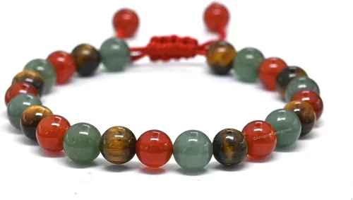 Vista 40 de Pulsera del zodiaco de cristales curativos