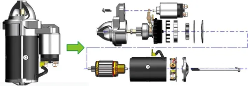 Vista 7 de Nuevo motor de arranque para MAZDA 626 1.8 2.0 17469 21545MI M1T77381 FS0518400