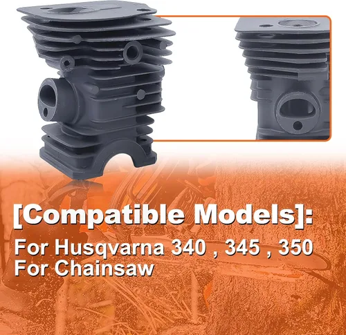 Vista 4 de Kit de pistón de cilindro de 1.732 in, para Husqvarna 340, 345, 350 para motosierra