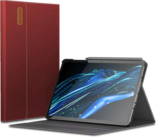 Vista 9 de INFILAND Funda para Samsung Galaxy Tab S10 Lite/10 FE/ S9 FE 5G de 10.9 pulgadas/Tab S9 de 11 pulgadas, Cubierta Ultra Delgada Multi-Ángulo