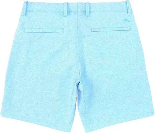 Vista 2 de Tommy Bahama Pantalones cortos On Par IslandZone de 8 pulgadas con elástico para hombre (Banff Blue, 30), Azul (Banff Blue)
