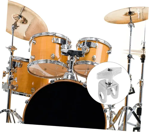 Vista 9 de Soporte de montaje de campana estándar ajustable con abrazadera en U para instrumentos de percusión compatible con cencerros para eventos deportivos
