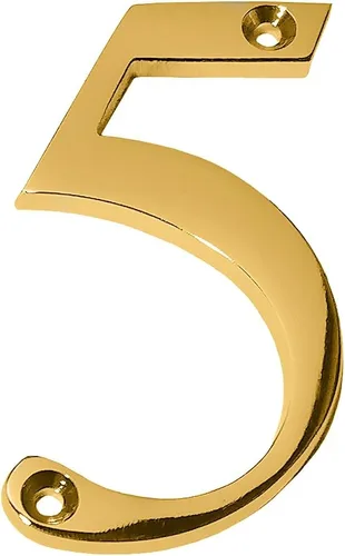 Vista 9 de Clio Números de buzón de latón macizo de 3 pulgadas, números de casa para exteriores, placas de dirección para números de casa, letrero de dirección