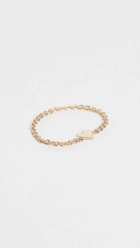 Vista 4 de Zoe Chicco Anillo de cadena de oro de 14 quilates para mujer Itty Bitty