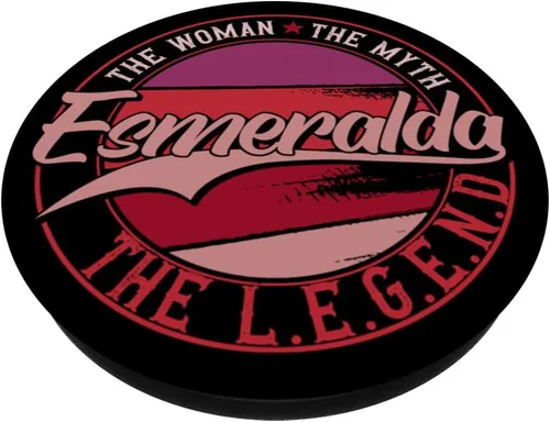 Vista 2 de Esmeralda la Dama del Mito la Leyenda PopSockets intercambiables PopGrip