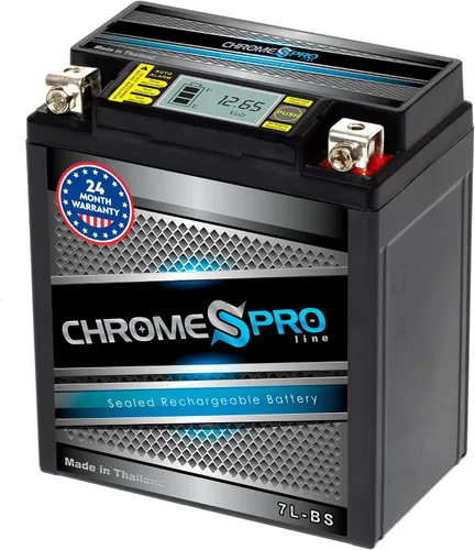 Vista 10 de Chrome Pro iGel YTX4L-BS sin mantenimiento, pantalla LCD, 50CCA, repuesto de batería de 12 V 3 Ah para ATV, motocicleta, motos acuáticas, scooter