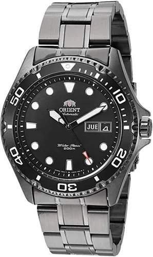 Vista 6 de Orient Reloj de buceo automático / de cuerda manual de acero inoxidable para hombre, japonés, 200 metros