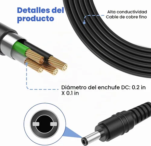 Vista 7 de Adaptador de 12V AC/DC para fuente de alimentación del cargador de luz de la lámpara LED 18G