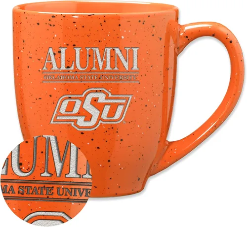 Vista 74 de Rico Industries NCAA Illinois Fighting Illini Alumni - Taza de café de cerámica moteada grabada con láser de 16 onzas