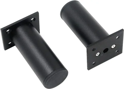 Vista 7 de Bitray Patas para muebles de 4 pulgadas de longitud ajustable mesa de escritorio pie negro - 4 piezas