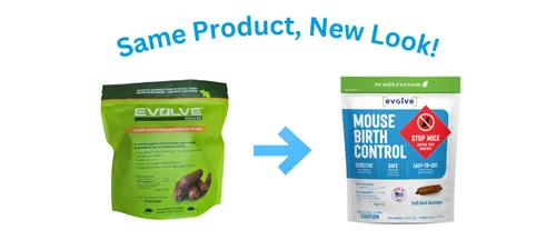 Vista 2 de Evolve Mouse - Salchichas de cebo blando anticonceptivo – 1.5 libras Control de población de ratón basado en la ciencia Gestión de población