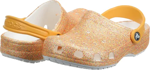 Vista 6 de Crocs Unisex-Child Classic Glitter Clogs Sparkly Shoes for Kids
