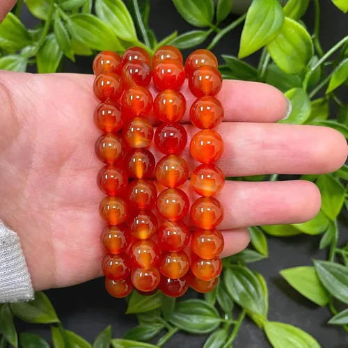 Vista 39 de Gem Avenue Handmade Round Bead Stretch Bracelet Unisex Natural Stone Beaded Jewelry for Men & Women, Elastic Wristband for Daily Wear