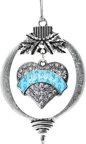 Vista 60 de Inspired Silver - Adorno con dije de hermana gemela - Adornos navideños de plata con circonitas cúbicas