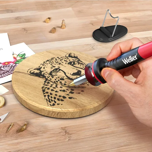 Vista 5 de Weller Crea tu propio kit de proyecto de quema de madera, 28 piezas - WLPROWB128A