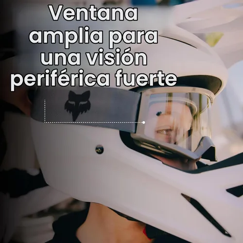 Vista 3 de Fox Racing Gafas unisex para motocross chispa negra