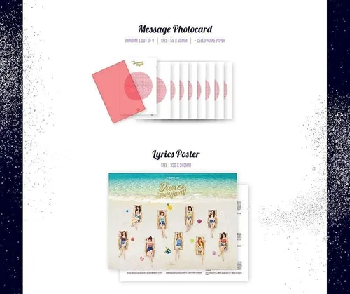 Vista 3 de JYP Ent. TWICE - Summer Nights (2º Álbum Especial) Álbum+Juego de tarjetas de fotos extra (A+B+C ver. SET)