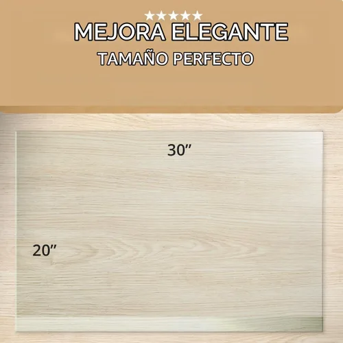 Vista 3 de Alfombrilla de escritorio de vidrio templado y almohadilla de escritorio