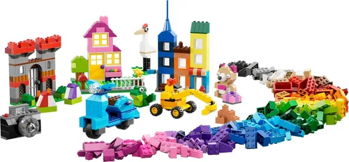Vista 2 de Caja de ladrillos creativos grandes y clásicos de la marca LEGO 10698.