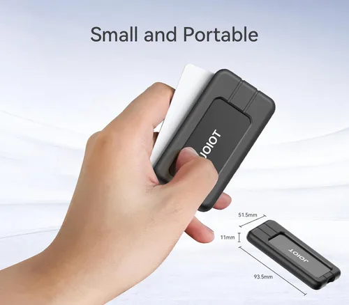 Vista 5 de JOIOT SSD portátil de 1 TB de hasta 2000 MB/s USB-C USB 3.2 Gen 2x2 SSD externo con funda protectora a prueba de golpes tipo C unidad externa