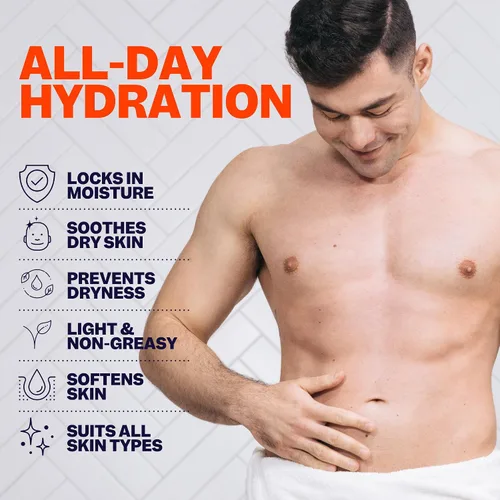 Vista 2 de Freebird Hidratante facial para hombres, loción facial ligera hidratante diaria con colágeno antienvejecimiento, acabado mate, fórmula no grasa