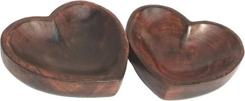 Vista 9 de Tazón para servir para el hogar, cocina, frutas, ensaladas, papas fritas, salsa/multipropósito/hecho a mano/madera natural de mango / madera natural