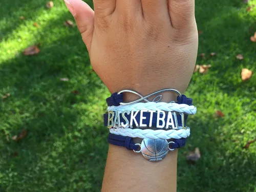 Vista 43 de Infinity Collection - Pulsera de baloncesto de regalo para equipos y jugadores