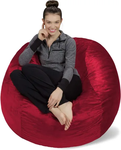 Vista 53 de [Usado] Sofa Sack Funda para Silla Puff Solo la Funda, para Adultos y Niños, Sin Relleno, Cómoda y Esponjosa, Funda de Repuesto para Silla Puff