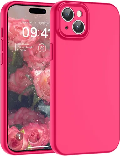 Vista 205 de SUPFINE - Funda diseñada para iPhone 12, silicona líquida premium con [forro de microfibra suave antiarañazos][protección de cámara mejorada], funda