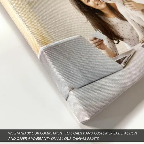 Vista 4 de Impresiones en lienzo personalizadas con tus fotos (lienzo enmarcado de 6 pulgadas de ancho x 8 pulgadas de alto), lienzo de pared personalizado