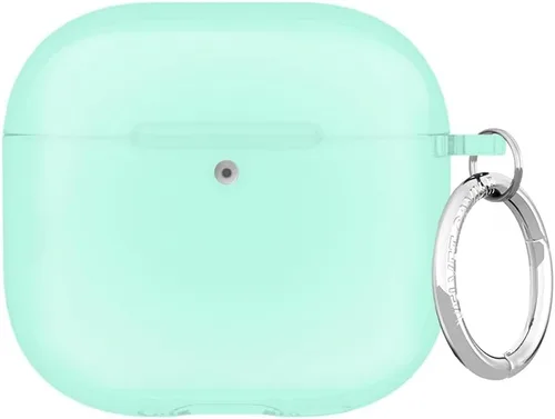 Vista 28 de VELVET CAVIAR Funda compatible con AirPods 4 con llavero, bonitas fundas protectoras duras de 4ª generación para mujer, diseño de lunares azules