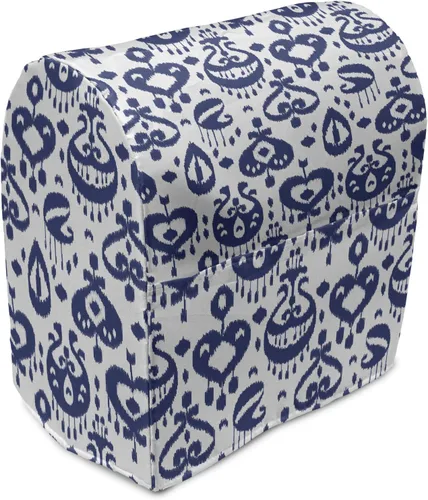 Vista 16 de Ambesonne Funda moderna para batidora, patrón de estrellas pequeñas como diamantes para la oficina en casa, arte contemporáneo, organizador