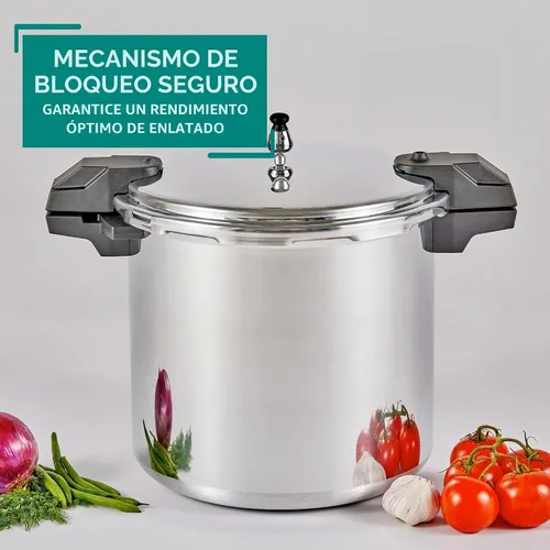 Vista 5 de MIRRO Enlatadora a presión de aluminio de 22 cuartos con 3 reguladores, 5