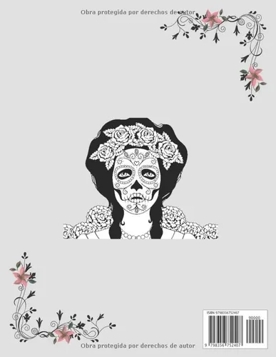 Vista 2 de Catrinas Libro para colorear (Spanish Edition)