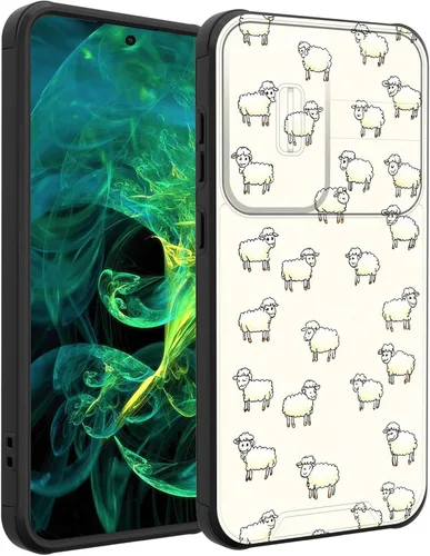 Vista 23 de Funda para Galaxy A16 5G con cubierta para cámara deslizante, resistente de doble capa, híbrida, a prueba de golpes, funda protectora resistente