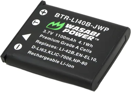 Vista 3 de Wasabi Power Batería para Nikon EN-EL10 y Nikon Coolpix S60, S80, S200, S210, S220, S230, S500, S510, S520, S570, S600, S700, S3000, S4000, S5100